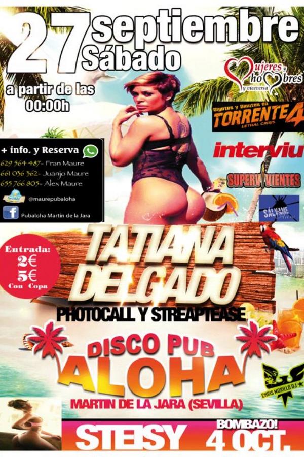 maurepubaloha's tweet photo. SÁBADO 27-09-2014, NOSVISTA LA EXPECTAVULAR 😍 @TatianaSV2011 photochol y streaptease. ENTADAS ANTICIPADAS LIMITADAS http://t.co/BEu07RTfIT