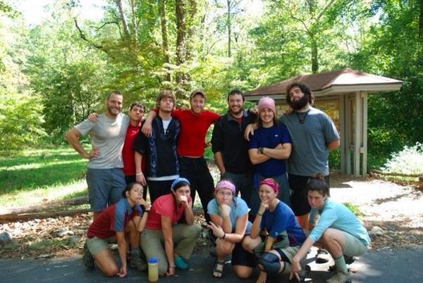 LindsNicoleM's tweet image. Six years ago today @kvern4 @rockymabry and I were doing this.  #backpackingadventure #oldschooloutdoors