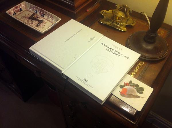 tom550993's tweet image. Found these books on the side at home. Logic goes that it can only mean I'm being bought both. #iwc #jaegerlecoutre