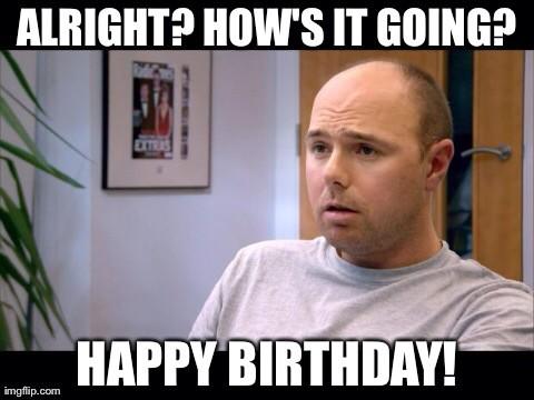 Happy birthday to the little round headed buffoon that is Karl Pilkington :) 42 years old today ! What a hero :) 