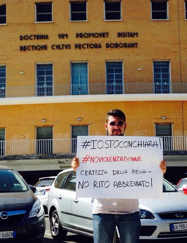 LorisRoma93's tweet photo. #iostoconchiara! #noviolenzasulledonne  #noritoabbreviato #nessunotocchilamore @NoiPerleDonne http://t.co/QD2LEeueer