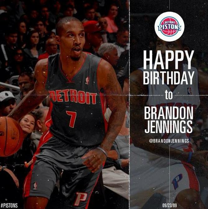 Happy Birthday Brandon Jennings!  