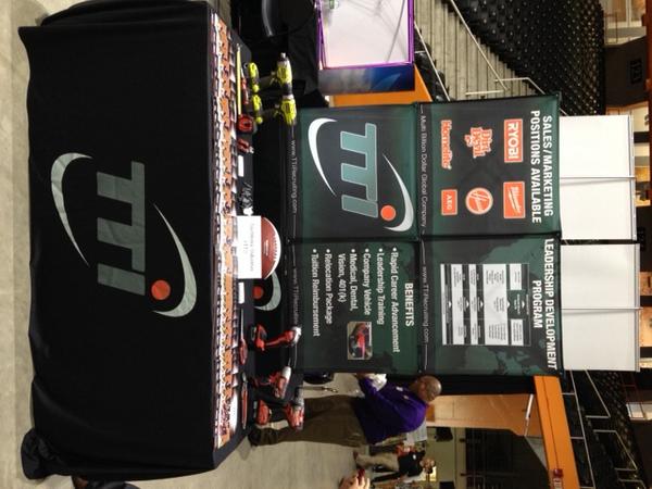 TTI - Booth 110 is the place to be <a href="/UTKnoxville/">UT Knoxville</a> <a href="/VolCareers/">UTK Career Development and Academic Exploration</a>  #joinTTI #leadershipdevelopment #sales #jobs