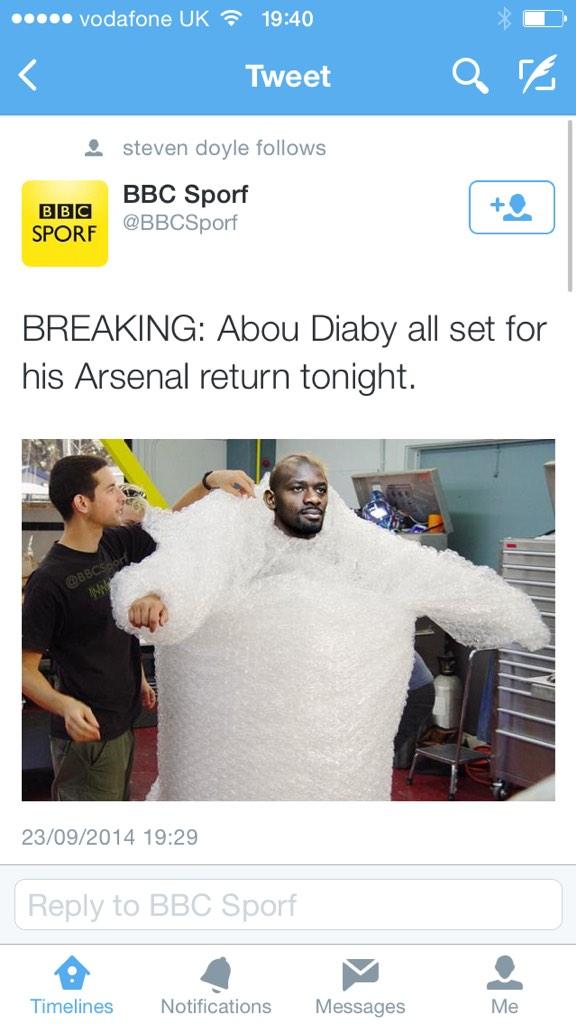 RajWorks's tweet image. Hahaha sporf Abou Diaby lad bantz #the45 #prayformuamba #ReplaceMovieNamesWithVoldemort