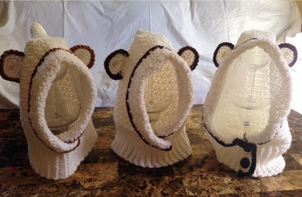 BabyBooCrochet's tweet image. infant, child, and adult sized Scoodies, custom ordered with teddy bear ears :)