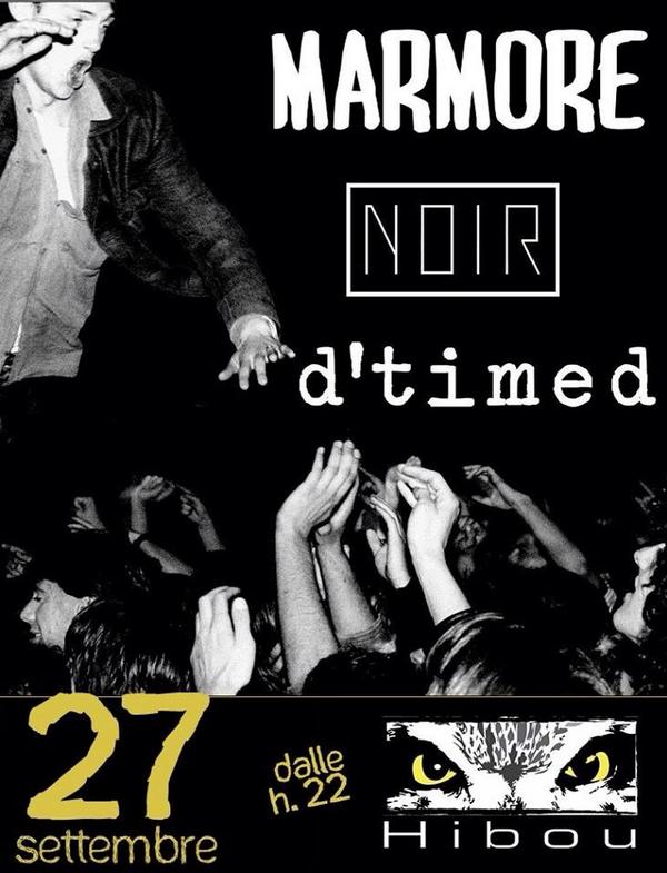 Sabato NOIR live @ #Hibou - Chatillon AO