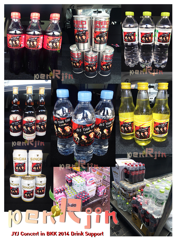 PenRJin's tweet photo. ภาพเครื่องดื่มทั้งหมดที่เรานำไปมอบให้ทางผู้จัดเรียบร้อยค่ะ ^^ ขอบคุณทุกคนมากจริงๆค่ะ #JYJconcertinBKK #DrinkSupport http://t.co/PhFVUfT1j5