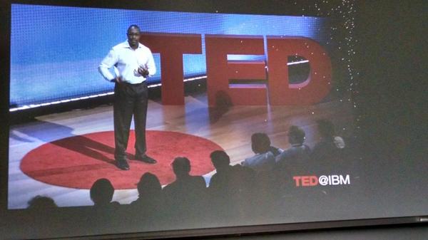 JeremyRodgersFL's tweet photo. Watching @kareemyusuf talk about doing everything  at #TheRightTime #TEDatIBM from #IBMBoca #BocaRaton http://t.co/MU1Vnaybd3