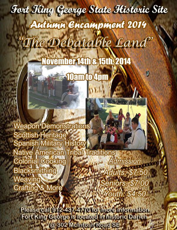 FtKingGeorge's tweet photo. Mark your calendars for our Autumn Encampment 2014, November 14th &amp; 15th from 10am to 4pm. Come join us!! http://t.co/2krpOFBZVD
