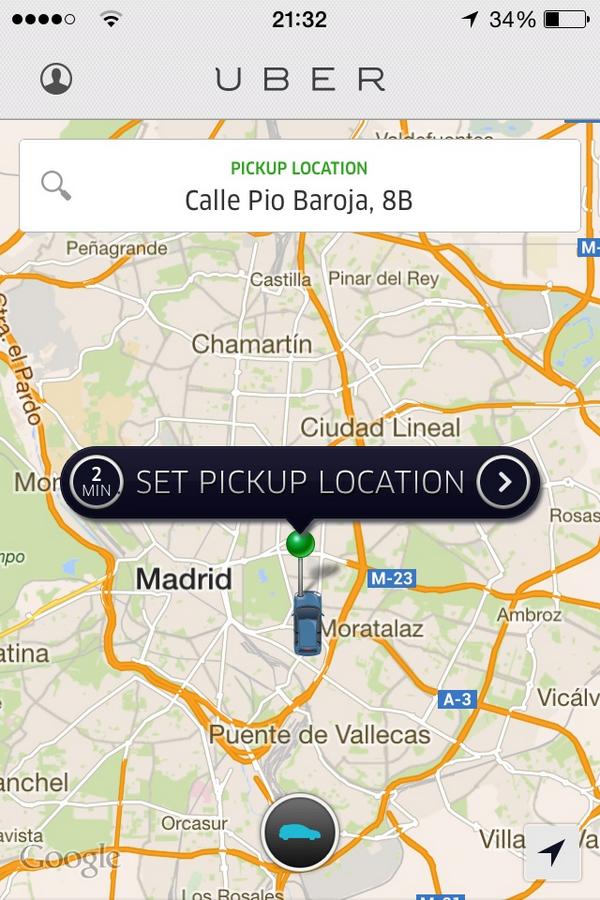 ¡Por fin ha llegado Uber a Madrid! Por ahora hay sólo uno (literalmente), pero es un comienzo
