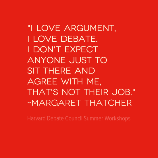 I &lt;3 argument, I &lt;3 db8. I don't expect any1 just 2 sit there and agree w/ me, that's not their job~#MargaretThatcher