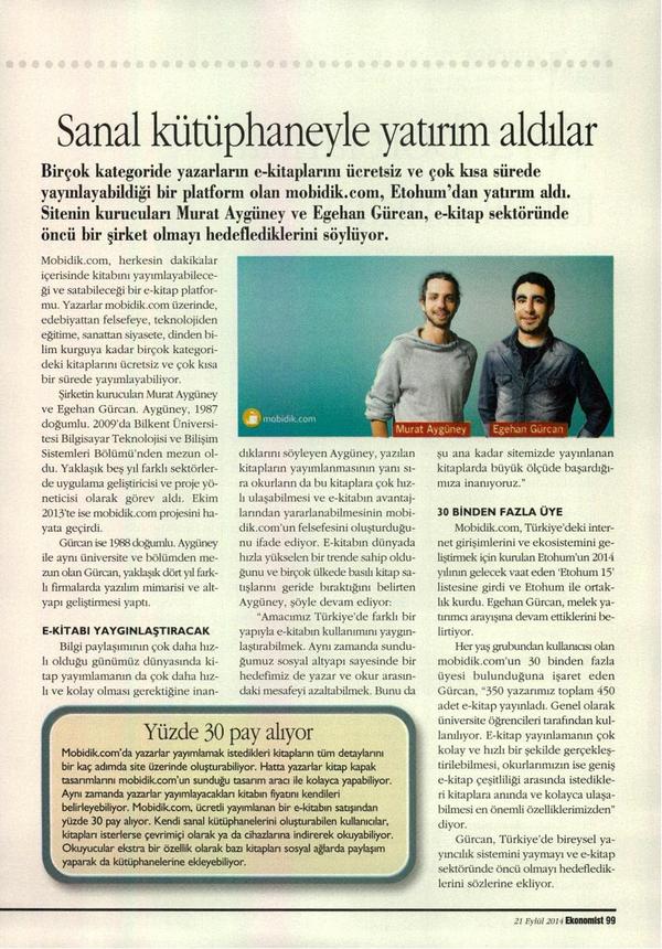 Mobidik.com <a href="/EkonomistDergi/">Ekonomist Dergisi</a> sin de.