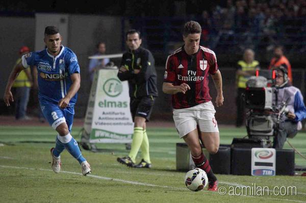 acmilan's tweet image. Prima rete in maglia rossonera per El Niño @Torres! #EmpoliMilan