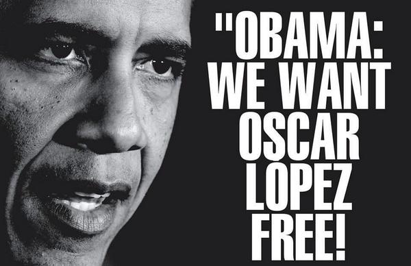 32xOscar's tweet photo. #FreeOscarLopez @BarackObama @MichelleObama http://t.co/6WwFjZOmww