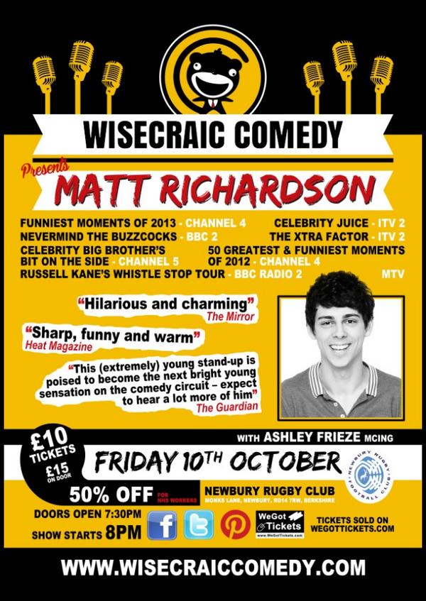 Not long to go till the comedy night ! <a href="/Newburyinfo/">Newbury and Thatcham</a> <a href="/NewburyRCVenue/">Newbury Rugby Club</a> <a href="/NewburyToday/">.</a> <a href="/WhatsOn_Newbury/">Whatson Newbury</a> <a href="/Newburyberks/">Newbury Berks</a>