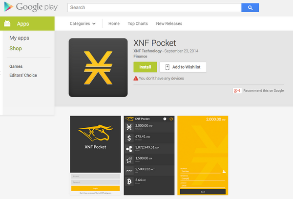 XNFTrading's tweet photo. XNF POCKET It's Here!!! Go ahead and Download our #Mobile #Payment #app for Android  https://t.co/fENEuzz1fG http://t.co/eTJeC1VlTE