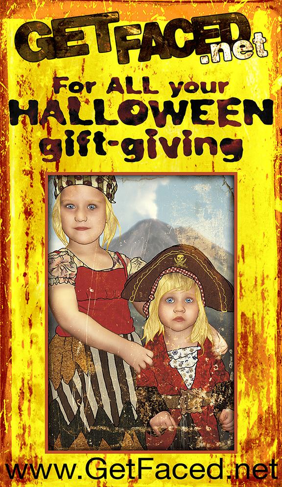 Don't know where to get all your #Halloween #giftshopping done? I'm here to help!! GetFaced.net PERFECT!!