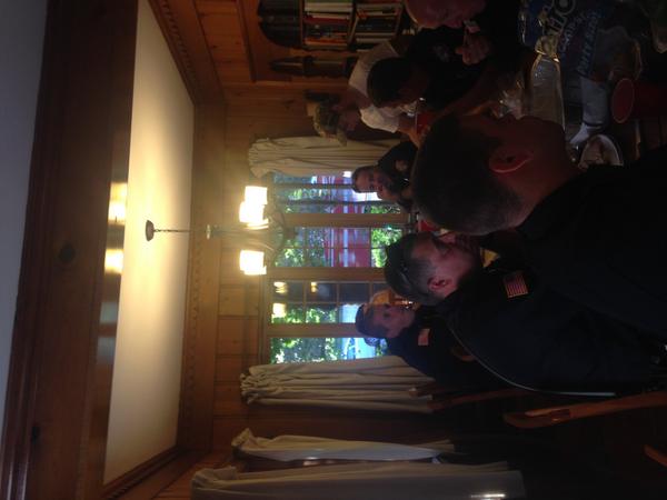 The brother's of Kappa Alpha Order organized a dinner for the local fireman around and on Purdue campus. #ForeverKA