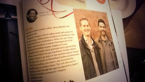 Alicebentinck's tweet photo. I open up @TechCityNews and who do i see? @efLDN alum @alexloiz and @StreetHub http://t.co/9ZLpIfoSl1