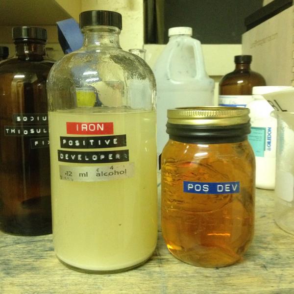 Freshly mixed developer. Will clear and start to change colour over the next few days! #photomatictts
