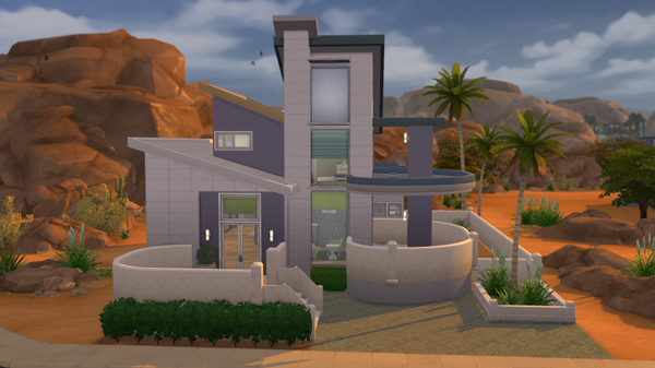 ruthless_kk's tweet photo. @TheSims: New lot!  Oasis Modern 3br. 3ba under $70k  in #TheSims4 Gallery under user name ruthless_kk http://t.co/GUgrMgkS6C