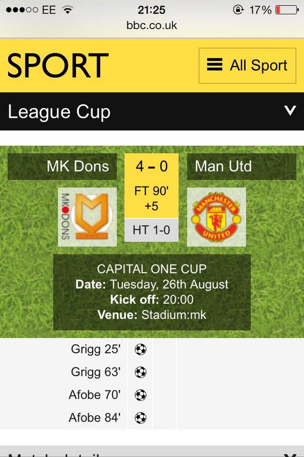 Matt_LFC_96's tweet photo. Still, could be worse http://t.co/qRcJgZT9Gq