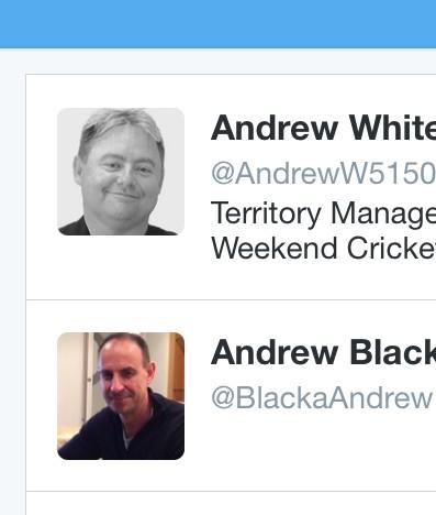 My two most recent followers....

It don't matter if your black or white!

Thanks guys @AndrewW5150 & @BlackaAndrew