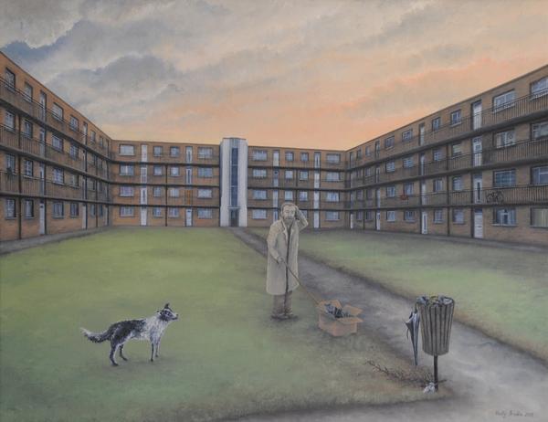 My painting, 'Life in a box', currently on show <a href="/SomersetHouse/">Somerset House</a> with the National Open Art Exhibition <a href="/tnoac/">National Open Art</a>