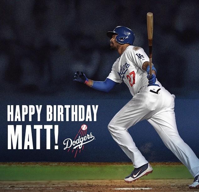 Happy birthday to matt kemp 