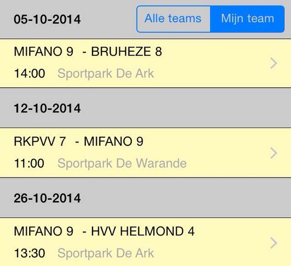 SVMifano9's tweet photo. Hier een overzicht van de wedstijden in oktober waar wij dus met name de thuiswedstrijden weer vaker bij zullen zijn! http://t.co/10Bl3KT2LI