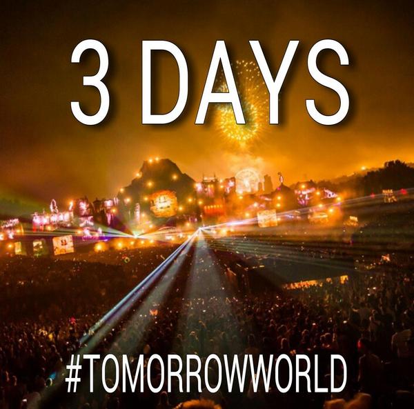 Tomorrowland365's tweet photo. Yesterday is History. Second Chapter of TomorrowWorld.. 3 DAYS #TomorrowWorld @TomorrowWorld http://t.co/qNfa1DZ8xw