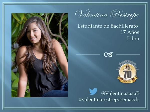 cclcoficial's tweet photo. Nuestra candidata a Reina CCLC: 
@ValentinaaaaaR Vota por tu favorita siguiéndonos en Twitter y mencionando su HT http://t.co/P7XOSvrNBJ
