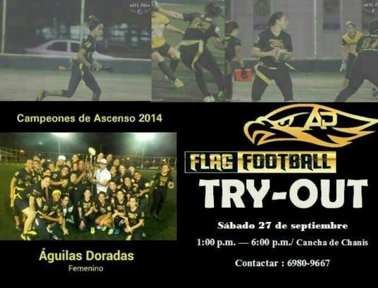 LIFFFpanama's tweet photo. El equipo campeon de ascenso inicia tryouts para la lifff 2015. @EndZoneTvPty @UnderArmourPA @MillerLitepa http://t.co/yYnAyPfgKI