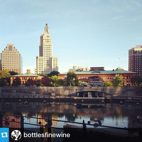 WaterFireProv's tweet photo. We're here, and we brought the wine. Ready for tonight's @waterfireprov benefit bash! #ri #providence #rhodeislan... http://t.co/LSKtTGODr2