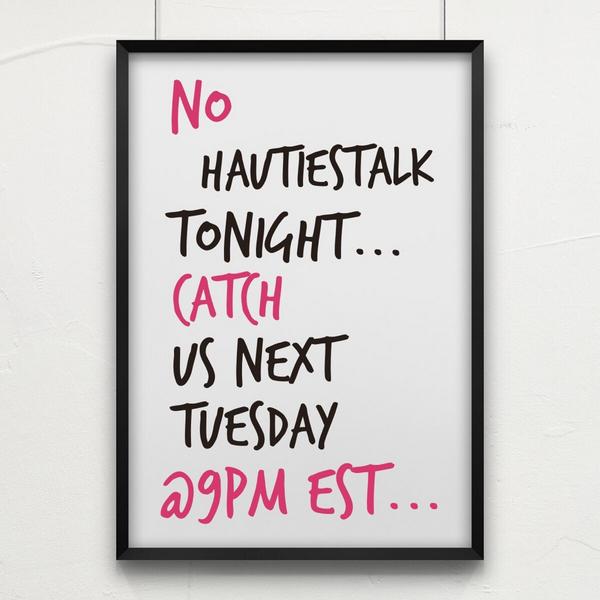 MANIKMAG's tweet photo. Sorry #Hauties! We'll catch you next Tuesday @9pm EST for #HAUTIESTALK http://t.co/BfR4nUxU9D