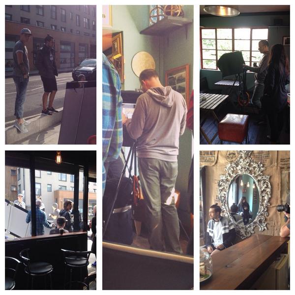 BtB_Coffee's tweet photo. So we had the privilege of serving the crew from the American puma advertising company #puma #btbcoffee http://t.co/rd19EJy5Vk