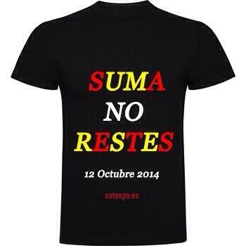 damatro75's tweet photo. “@Catespa_es: #camisetas #12deOctubreBCN visitamos en http://t.co/HfkRhtGmt0 #CataluñaesEspaña http://t.co/DwY7mophYJ” #juntospodemos