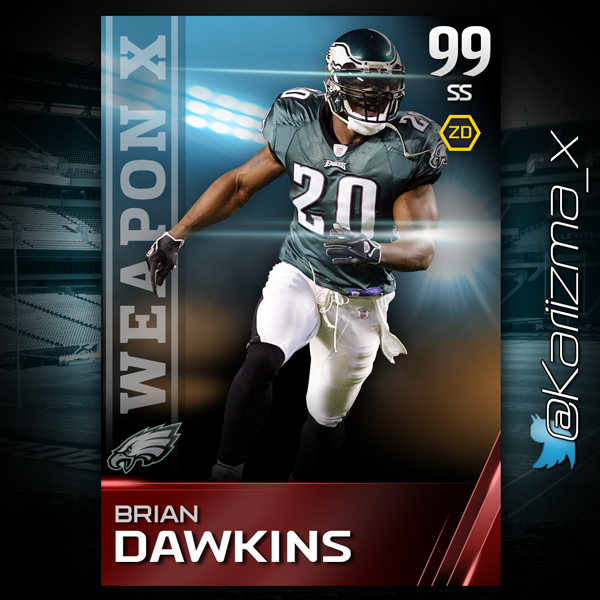 MaddenGraphics's tweet photo. Primetime "Weapon X" Brian Dawkins
Made for: @Kariizma_x 
Artist: @mut_leo http://t.co/5TLPjrvPml