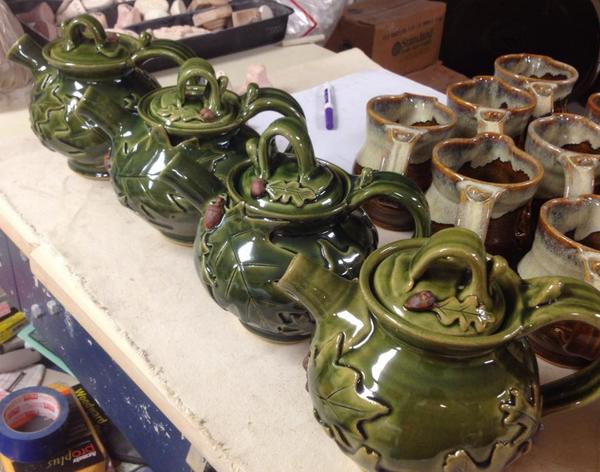 Beautiful items from #ForestcountyPA Hughes Pottery!  hughespottery.com/purchase.php