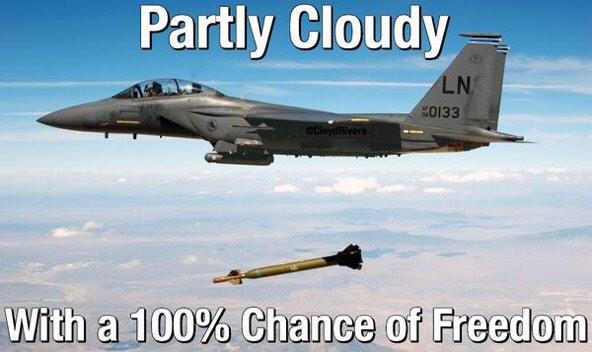 OdyClaus's tweet photo. "@LifeAsRednecks: Forecast in Syria http://t.co/RuTOB7MFGS"