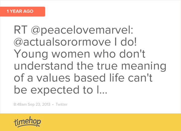 nburger92's tweet image. #teachvalues timehop.com/c/t:3821394247…
