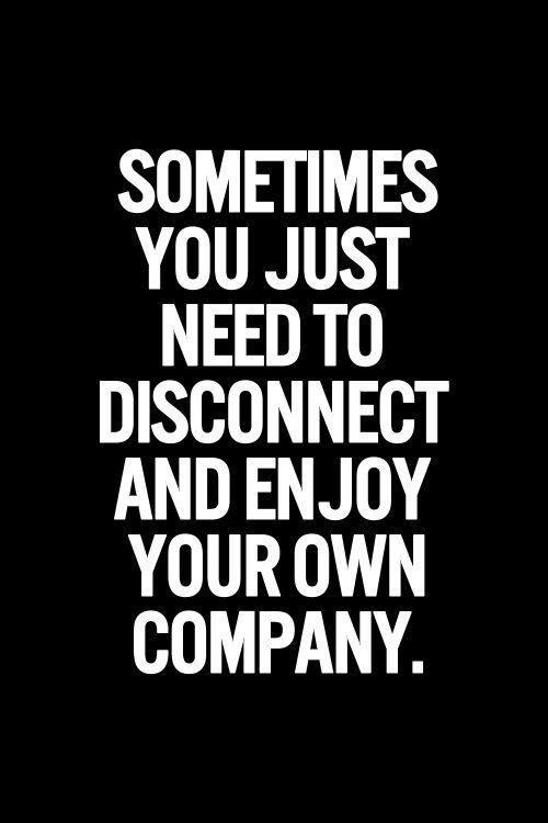 MichaelaChung1's tweet image. Sometimes you just need to disconnect and enjoy your own company. #introvert