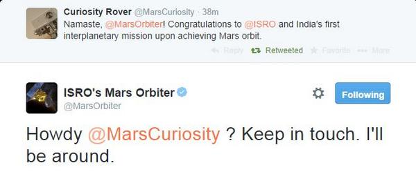 timesofindia's tweet photo. Look, he is already making friends! #SoCute #BFFs ;)

@MarsOrbiter @MarsCuriosity http://t.co/HbecNwva3c