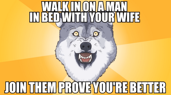 ANIMEME's tweet photo. Mosquito bites you! EAT IT AND WATCH #CourageWolf http://t.co/TMkMq8Ih9W http://t.co/RCSuEW1SyQ