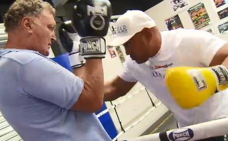 <a href="/Alex_Leapai/">Alex Leapai</a> goes toe to toe with Aussie Joe Bugner. <a href="/9NewsBrisbane/">9 News Brisbane</a> tonight.