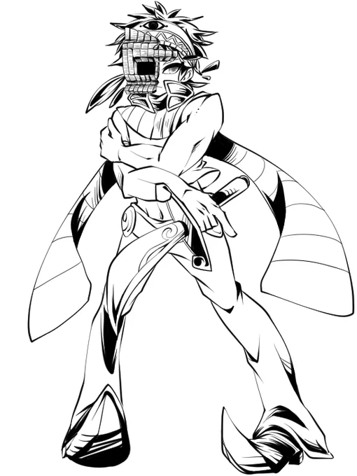 スター仮面さん落書き 