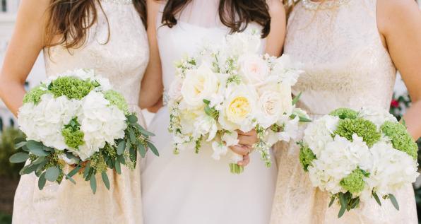 stylemepretty's tweet photo. These bridesmaids are wearing the most gorgeous metallic prints: http://t.co/movHM85hdz @kmoorephoto http://t.co/4tEMzA5dHL