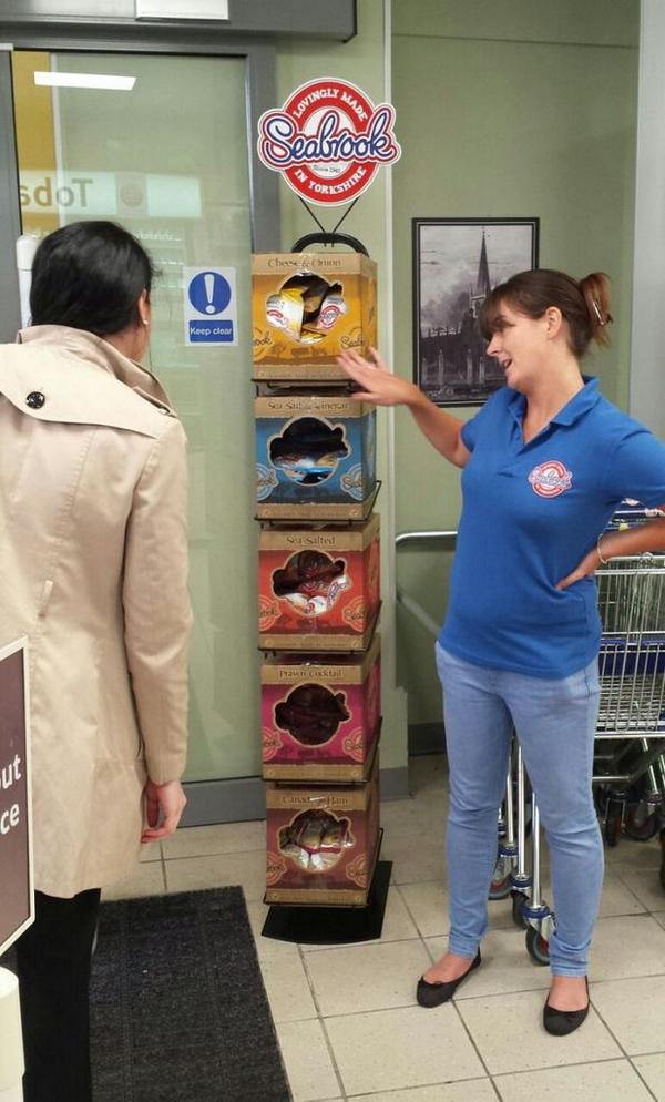 YourTesco's tweet photo. @SeabrookCrisps @offers4students We are welcoming #freshers to Sheffield with free Yorkshire Crisps at Church Street http://t.co/N7ZnUo4Hmg
