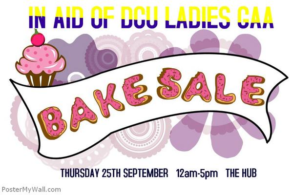 DCULADIESGAA's tweet photo. Bake Sale tomorrow, 12am-5pm, The Hub #RT #DCULadiesGAA http://t.co/D3Bb6Z9IVF