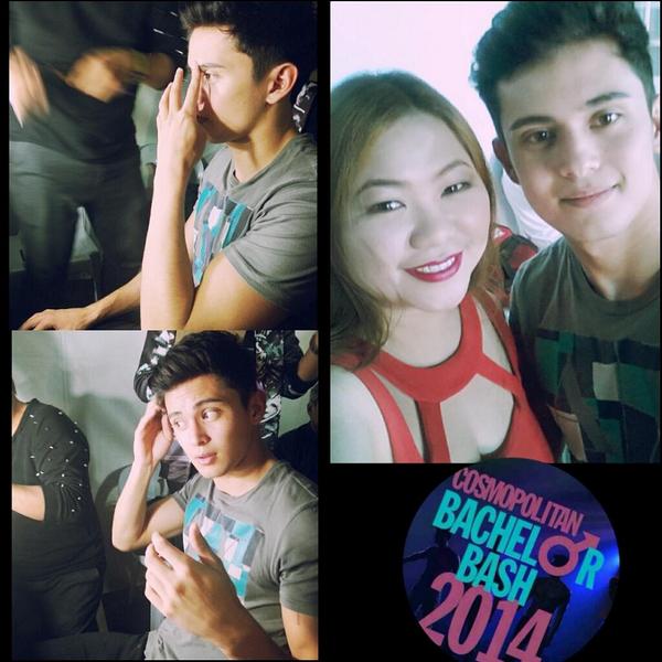 ajelolaguer's tweet image. Backstage situation: someone&apos;s getting ready! 😊 @jamesxreid #JamesReid #COSMO69 #CosmoBachelorBash2014